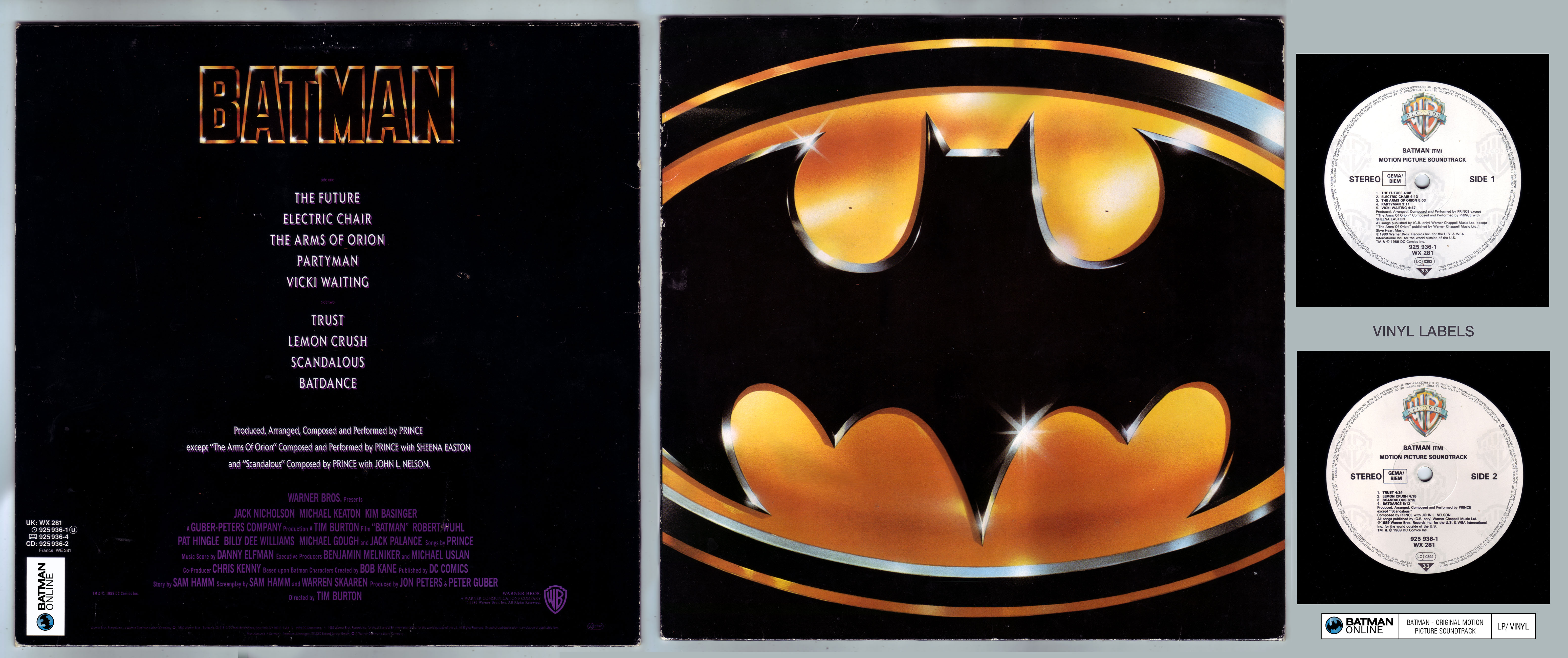 Musical Notation: Prince's Batman - Battleship Pretension